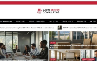 www.cadreseniorconsulting.fr : le média dédié à la carrière des cadres expérimentés