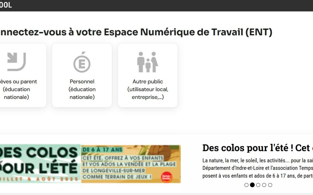 Touraine Eschool : l’ENT du Centre Val de Loire