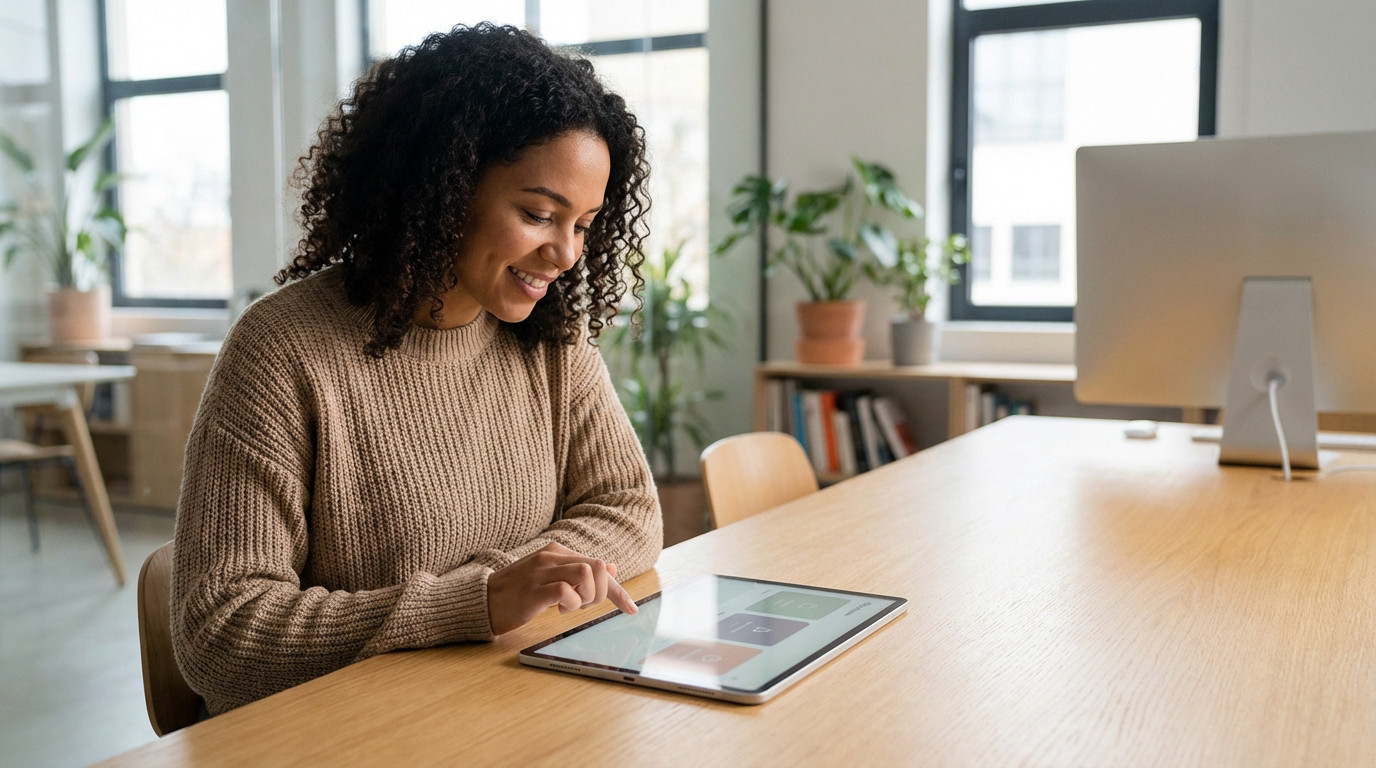 Un parent consulte le portail EduConnect du coll&egrave;ge Jean Paul Laurens